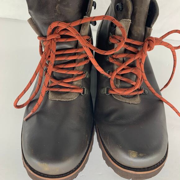 UGG Hafstein Waterproof Leather Lace-Up Boots Men's Size 10 - Picture 2 of 12